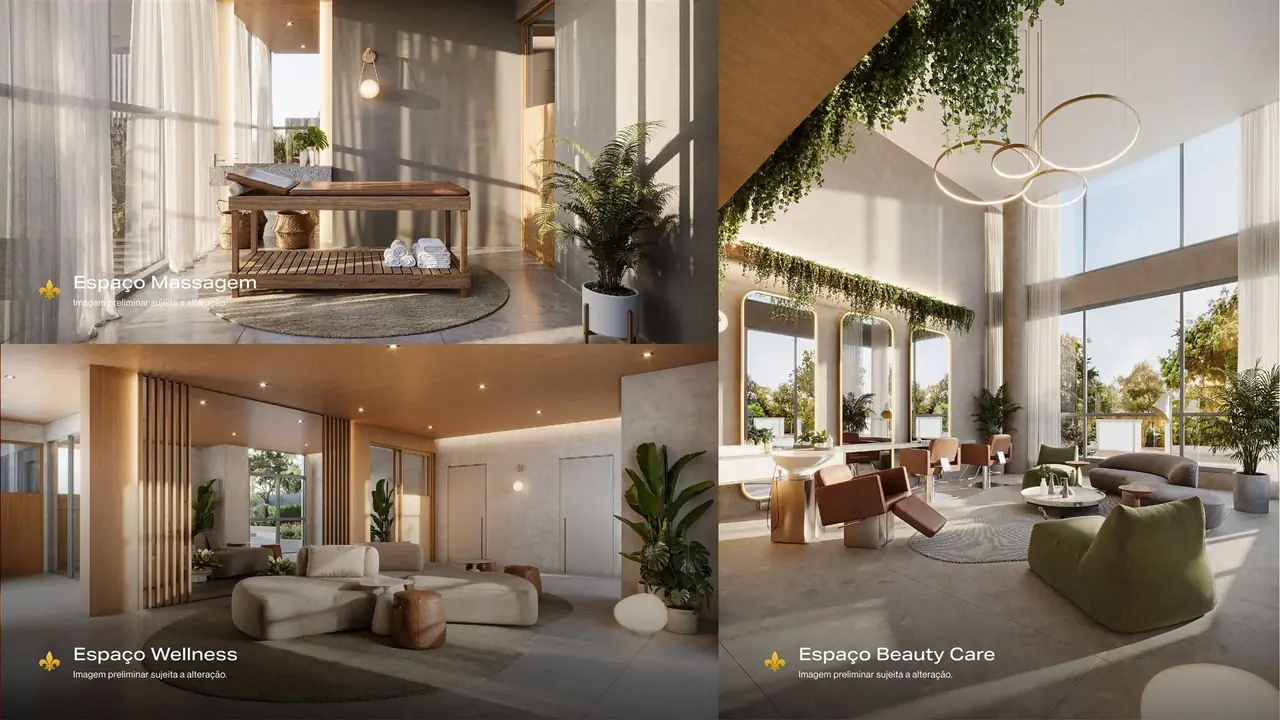 Espaço wellness do Casa Parque Cerâmica (imagem ilustrativa)