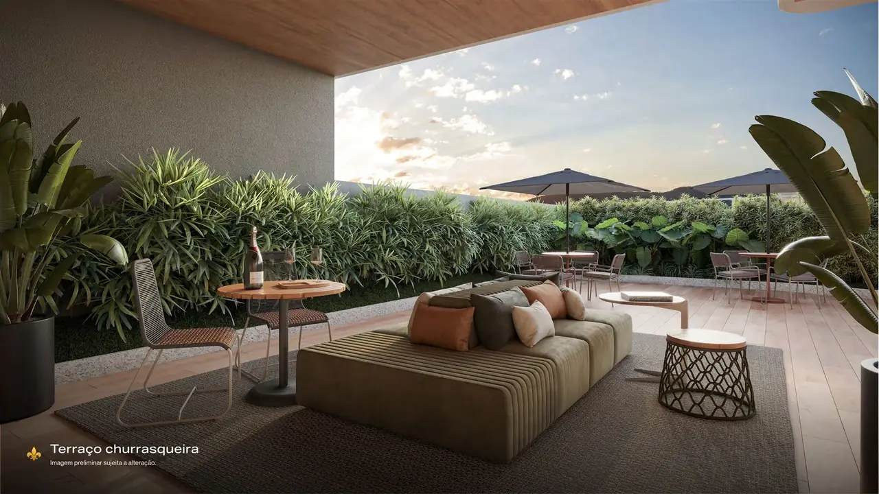 Terraço churrasqueira do Casa Parque Cerâmica (imagem ilustrativa)